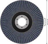 Lamelový kotouč Bosch PRO X571, úhlový, 115 mm, G80.